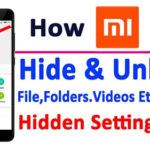 how to hide videos xioami